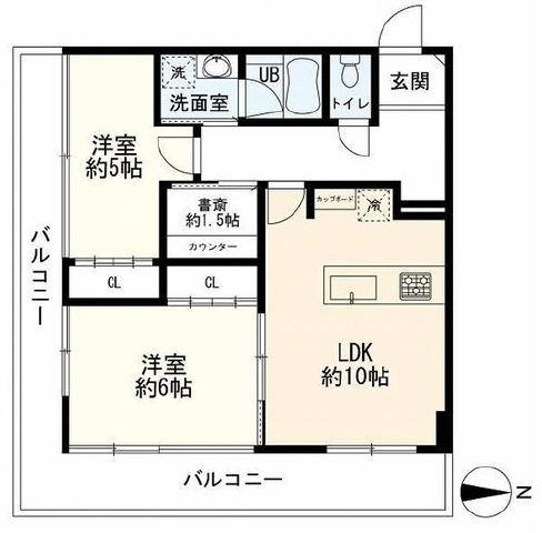 北千束駅 徒歩2分 構造:鉄筋コンクリート造専有面積:52.45平米 ( 15.86坪 )